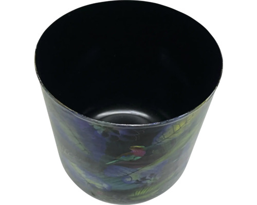 Květináč s motivem ptáka