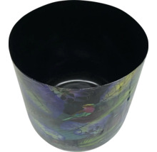 Květináč s motivem ptáků a rostlin