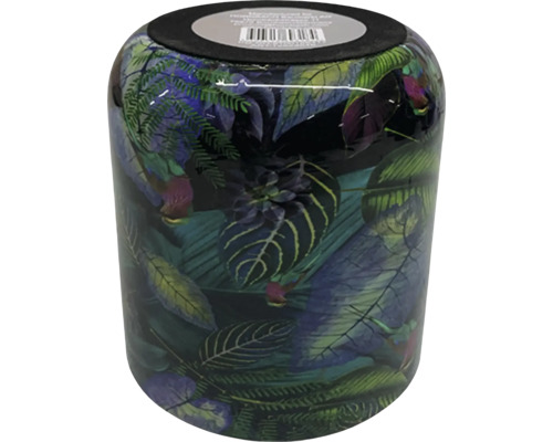 Dekorativní květináč s motivem rostlin