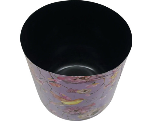 Květináč s motivem ptáka