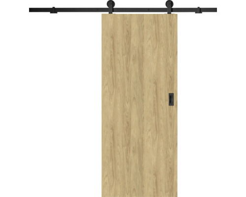 Dřevěné posuvné dveře s kováním