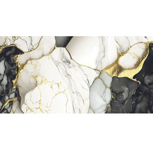 Abstraktní mramorový vzor se zlatými akcenty