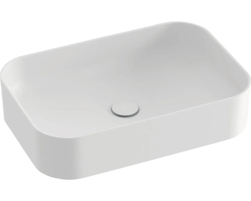 Obdélníkové umyvadlo na desku z keramiky