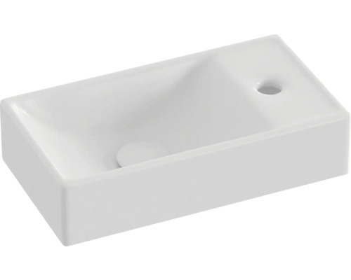 Obdélníkové umyvadlo na desku ze sanitární keramiky