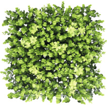 Umělá rohož ze zelených rostlin s listy