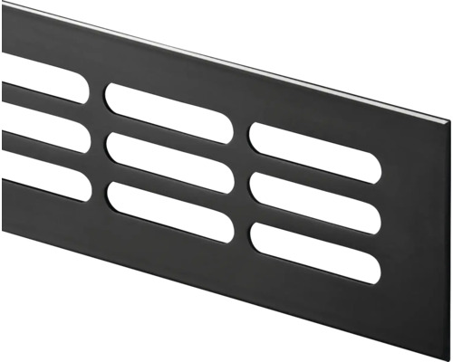 Kovová ventilační mřížka s podlouhlými otvory