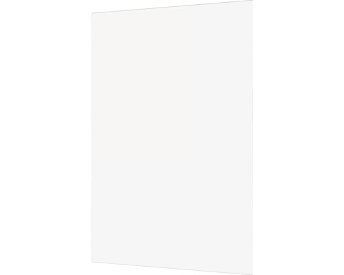 Bílá, obdélníková deska z akrylového skla