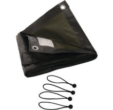 Plachta s oky a gumovými napínáky