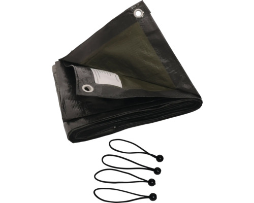 Plachta s oky a gumovými napínáky