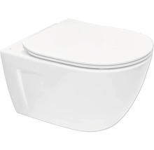 Závěsný hluboký splachovací záchod s víkem