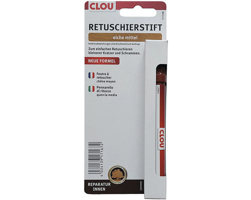 Clou retušovací tužka dub střední pro opravu škrábanců v interiéru