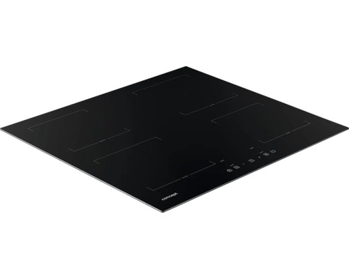 Černá indukční varná deska Concept se čtyřmi varnými zónami a ovládacím panelem