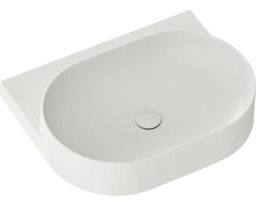 Umyvadlo na skříňku RAVAK Yard šedá 60,5 cm XJX0O060000 Keramické umyvadlo na desku s výpustným ventilem