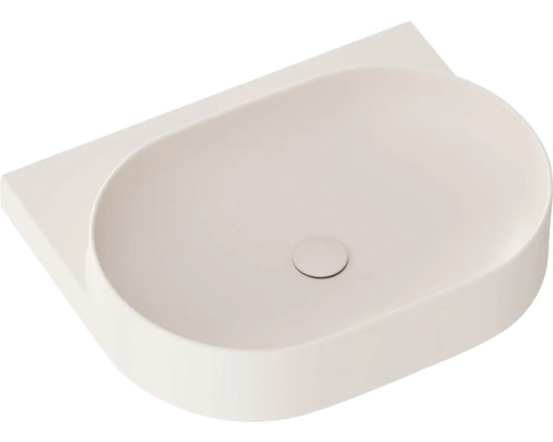 Umyvadlo na skříňku RAVAK Yard růžová 60,5 cm XJX0G260000 Umyvadlo na desku s odtokovou armaturou do koupelny