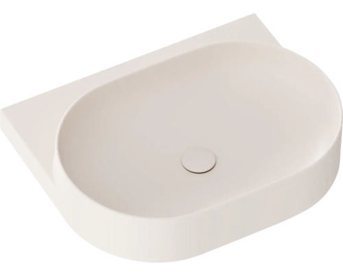 Umyvadlo na skříňku RAVAK Yard růžová 60,5 cm XJX0G060000 Umyvadlo na desku z sanitární keramiky, oválný tvar