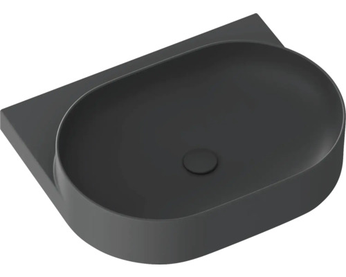 Umyvadlo na skříňku RAVAK Yard antracit 60,5 cm XJX03260002 Keramické umyvadlo na desku