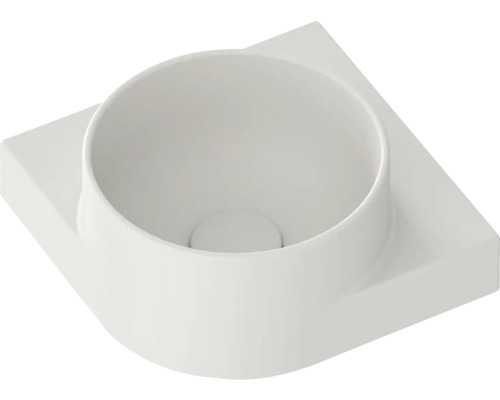 Umyvadlo na skříňku RAVAK Yard šedá 28 cm XJX0O228000 Průchodka potrubí pro montáž na stěnu