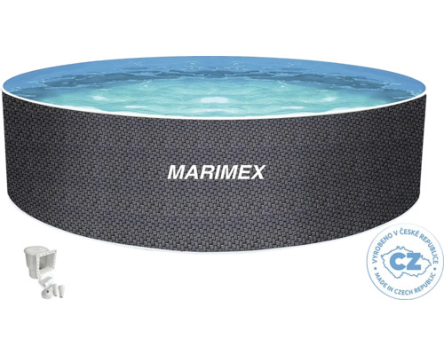 Vířivka Marimex s vodou a příslušenstvím. Vyrobeno v České republice.