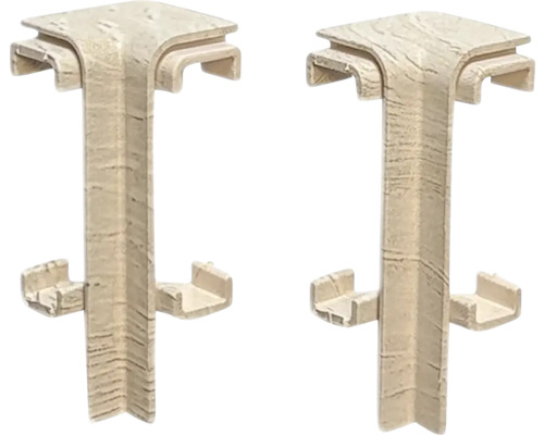 Vnitřní roh soklové lišty SPC Banff Dva rohové konektory z plastu pro dekoraci stěn