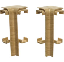 Dva rohové díly pro soklové lišty