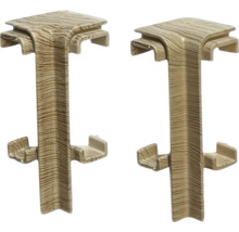 Dva rohové spojky pro soklové lišty