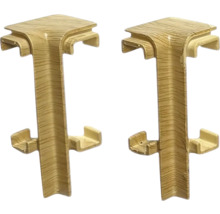 Dva rohové profily s dekorem dřeva