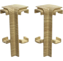 Dva rohové spojky pro soklové lišty