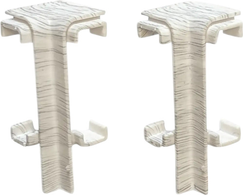 Vnitřní roh soklové lišty SPC Regina Dva rohové konektory pro pracovní desky