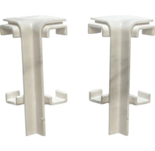 Dva rohové konektory pro police