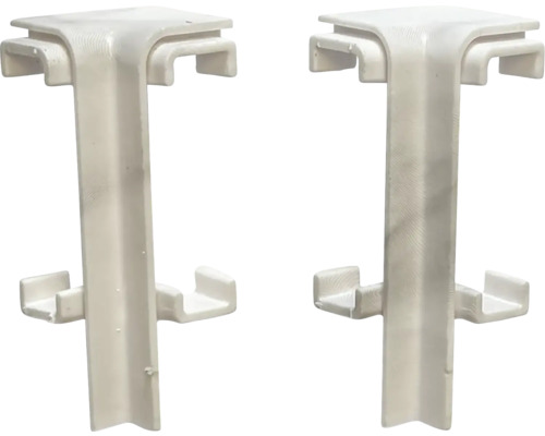 Vnitřní roh soklové lišty SPC Robson Dva rohové konektory pro police