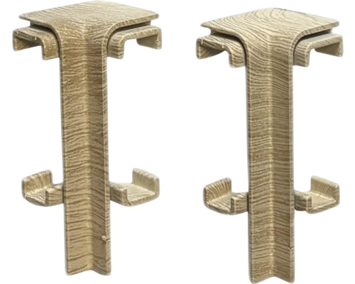 Vnitřní roh soklové lišty SPC Vernon Dva rohové konektory pro soklové lišty