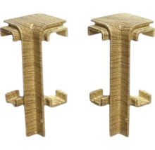 Dva rohové díly pro soklové lišty