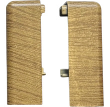 Ukončovací profily s dřevěným dekorem pro soklové lišty