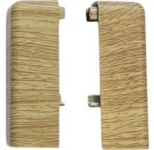 Spojky soklové lišty s dřevěnou strukturou