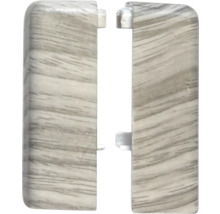 Spojka podlahové lišty s dřevěným dekorem