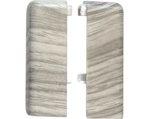 Spojka podlahové lišty s dřevěným dekorem