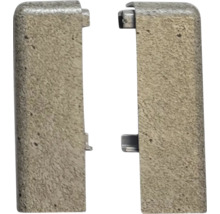 Hliníková koncovka sloupku zásuvného plotu