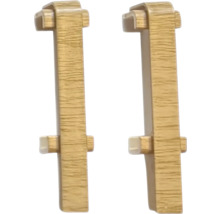 Dva dřevěné držáky záclonové tyče