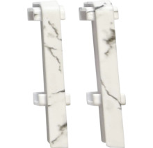 Dva mramorové držáky radiátorů