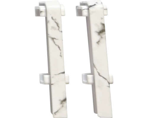 Spojka soklové lišty SPC Mramor Dva mramorové držáky radiátorů