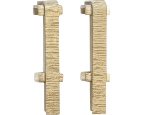 Spojka soklové lišty SPC Ottawa Dvě nábytkové úchytky ze dřeva