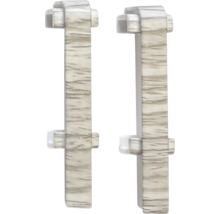 Dvě upevnění radiátorů s dekorem dřeva