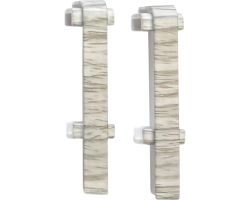 Spojka soklové lišty SPC Vancouver Dvě upevnění radiátorů s dekorem dřeva