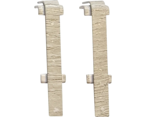 Spojka soklové lišty SPC Windsor Dva světlé dřevěné věšáky na šaty