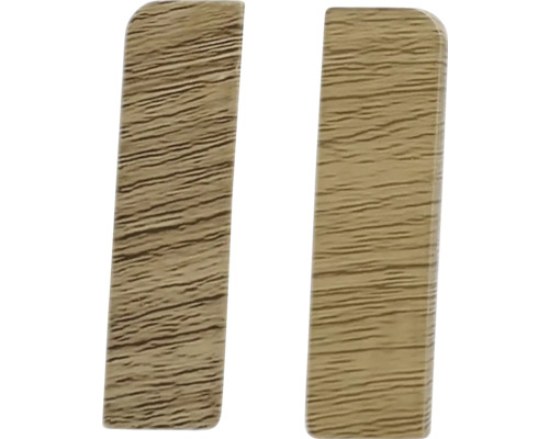 Ukončení soklové lišty SPC Calgary Dva dekorační prvky s dřevěným dekorem pro interiérové úpravy