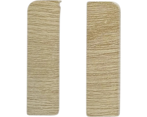 Ukončení soklové lišty SPC Ottawa Dva vzorky textury dřeva