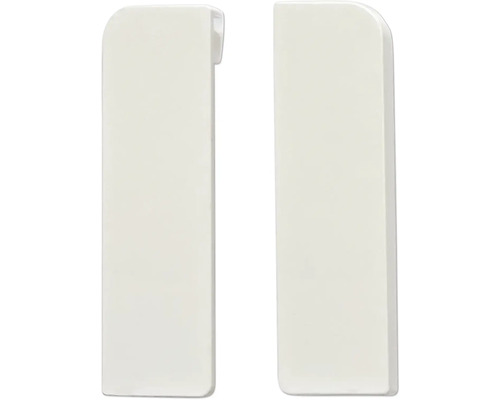 Ukončení soklové lišty SPC White Dva obdélníkové kryty vany