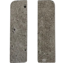 Dvě šedé žulové dlaždice