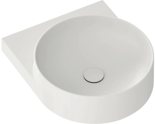 Umyvadlo na skříňku RAVAK Yard šedá 40,5 cm XJX0O040000 Keramické umyvadlo na desku s kulatým tvarem umyvadla