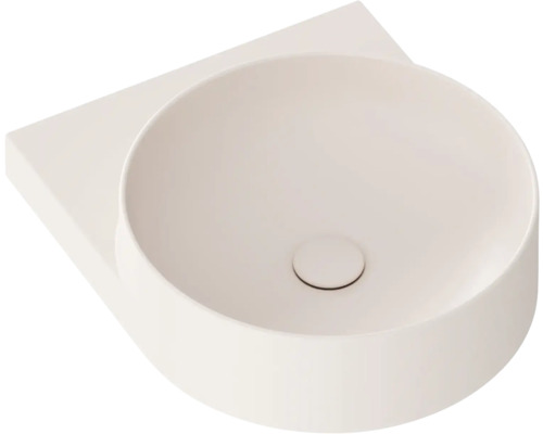 Umyvadlo na skříňku RAVAK Yard růžová 40,5 cm XJX0G040000 Keramické umyvadlo na desku s kulatou mísou